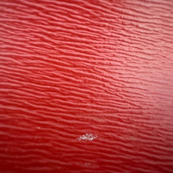 Ralph Lauren Red Leather tote purse - Picture 3 of 10